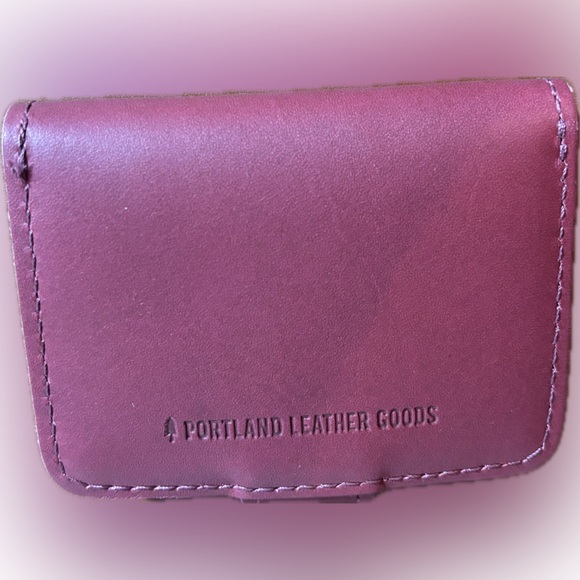 Portland Leather Goods Berry Good Mini Bifold Wallet - Picture 2 of 4